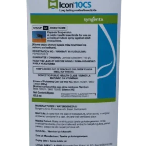 Icon 10 CS Insecticide, Icon 10 CS Insecticide Kenya, Icon 10 CS Insecticide for Mosquitoes, Icon 10 CS price in Kenya, Icon 10 CS reviews, Icon 10 CS usage instructions, Icon 10 CS safety precautions, Buy Icon 10 CS Insecticide online, Icon 10 CS for pest control, Icon 10 CS effectiveness against pests,