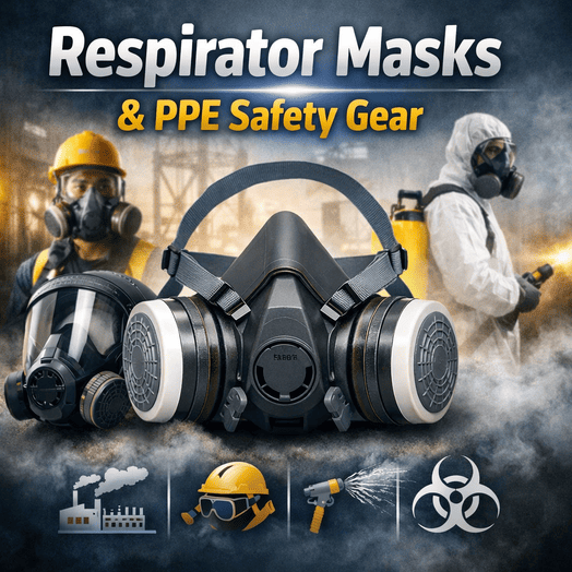 Safety Face Masks, Respirators & PPE Gear